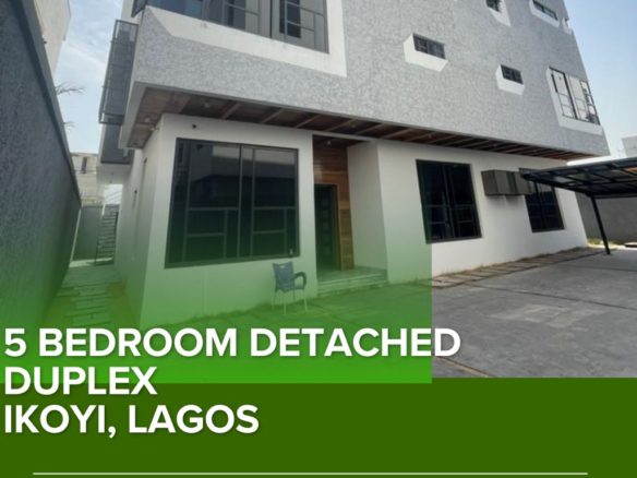 5BEDROOM LUXURY DETACHED DUPLEX IN A PRIVATE ESTATE PRICE GUIDE: 1.7 BILLION Location: Ikoyi, Lagos state Land size: 500sqm